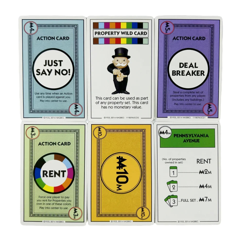 Jogo de Cartas Monopoly Deal – Jogo de Estratégia para Família e Amigos | Festas e Reuniões