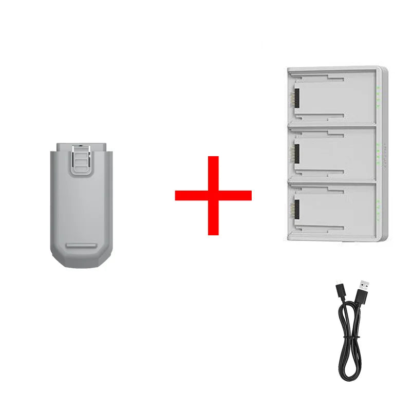 Bateria Original GT3 Mini Drone 3.7V 1800mAh com Carregador – Compatível GT3 / GT3 Max