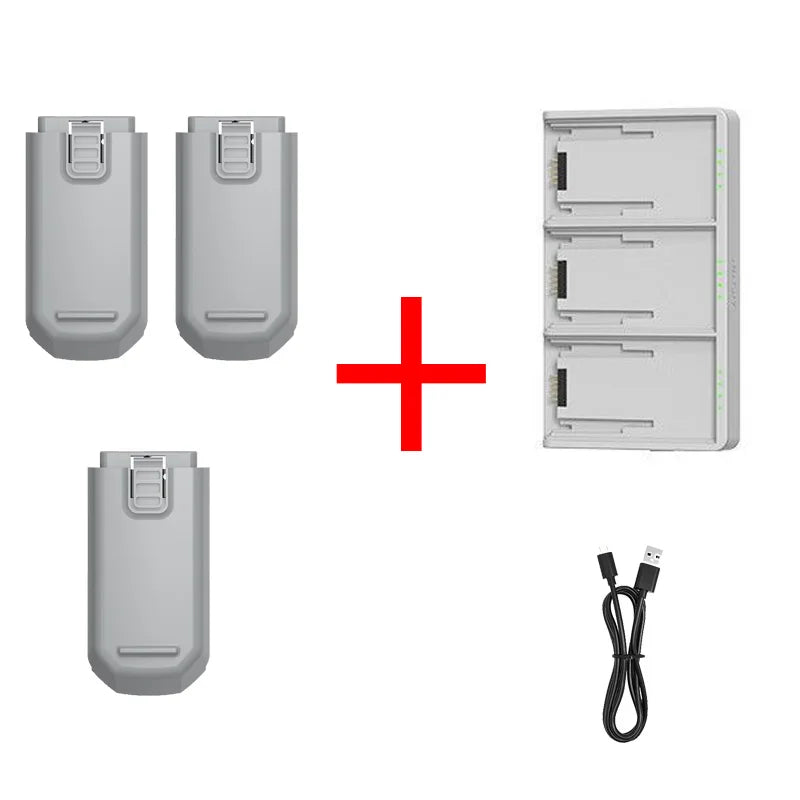 Bateria Original GT3 Mini Drone 3.7V 1800mAh com Carregador – Compatível GT3 / GT3 Max