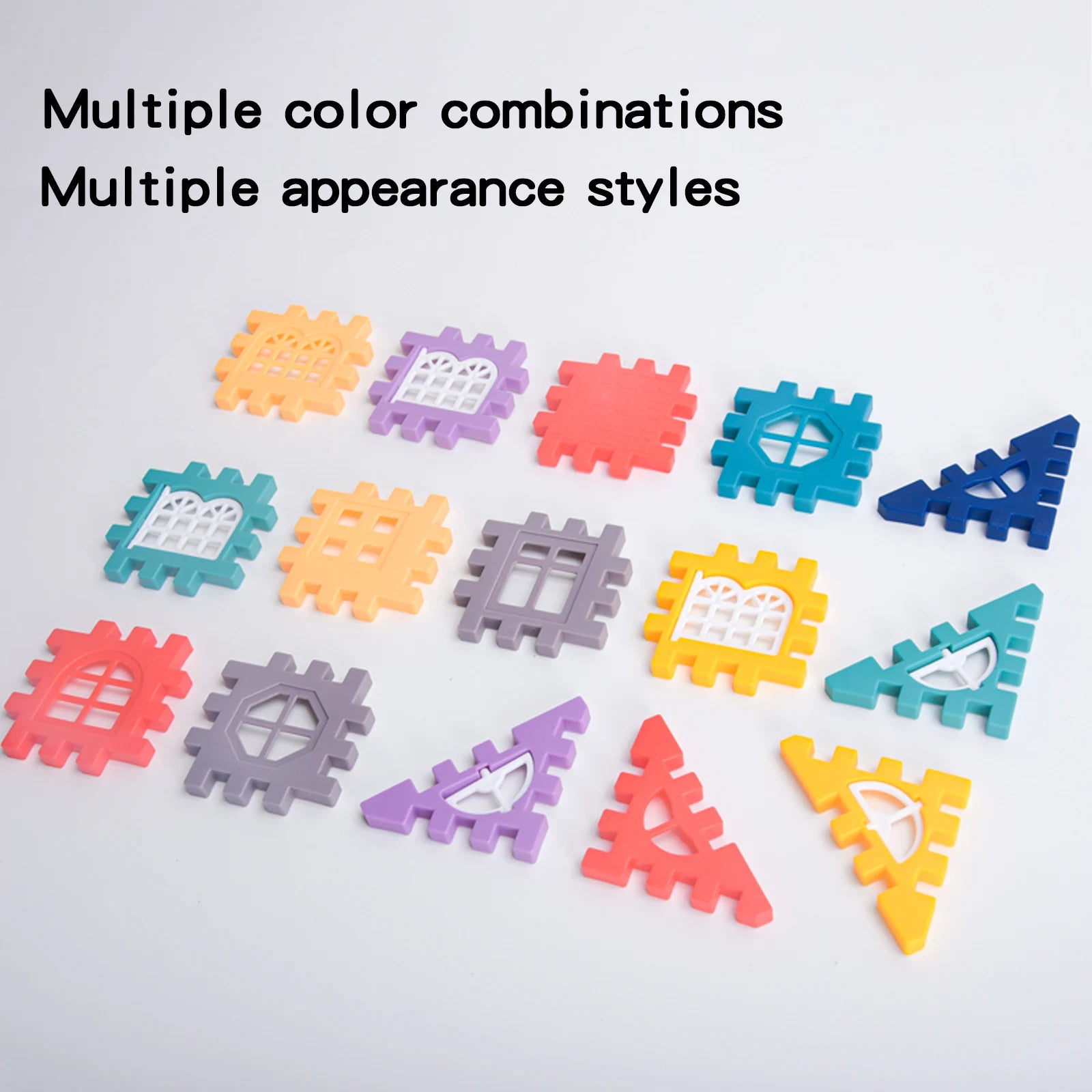 Blocos de Construção Casa em Grande Escala com Janelas – Kit Educativo para Crianças, Meninos e Meninas