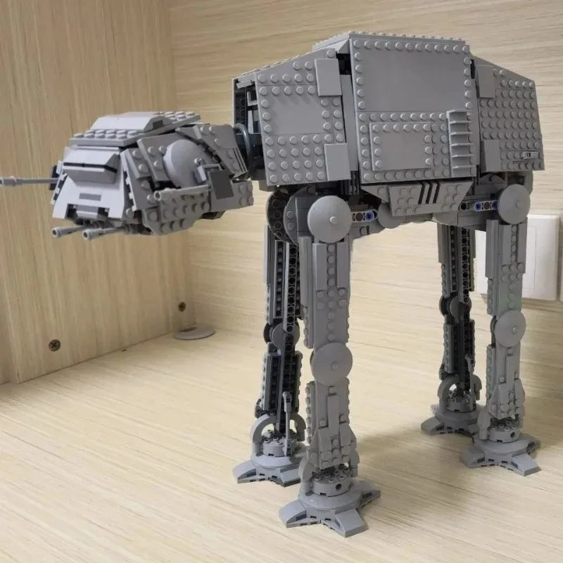 Blocos de Montagem AT-AT Hoth Battle 1267 Peças – Walker Motorizado com Snowtroopers | Star War Presente Colecionável +14