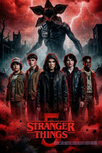 Quebra-Cabeça Stranger Things em Madeira 108 a 1500 Peças – Puzzle Educativo para Crianças e Adultos, Presente Criativo