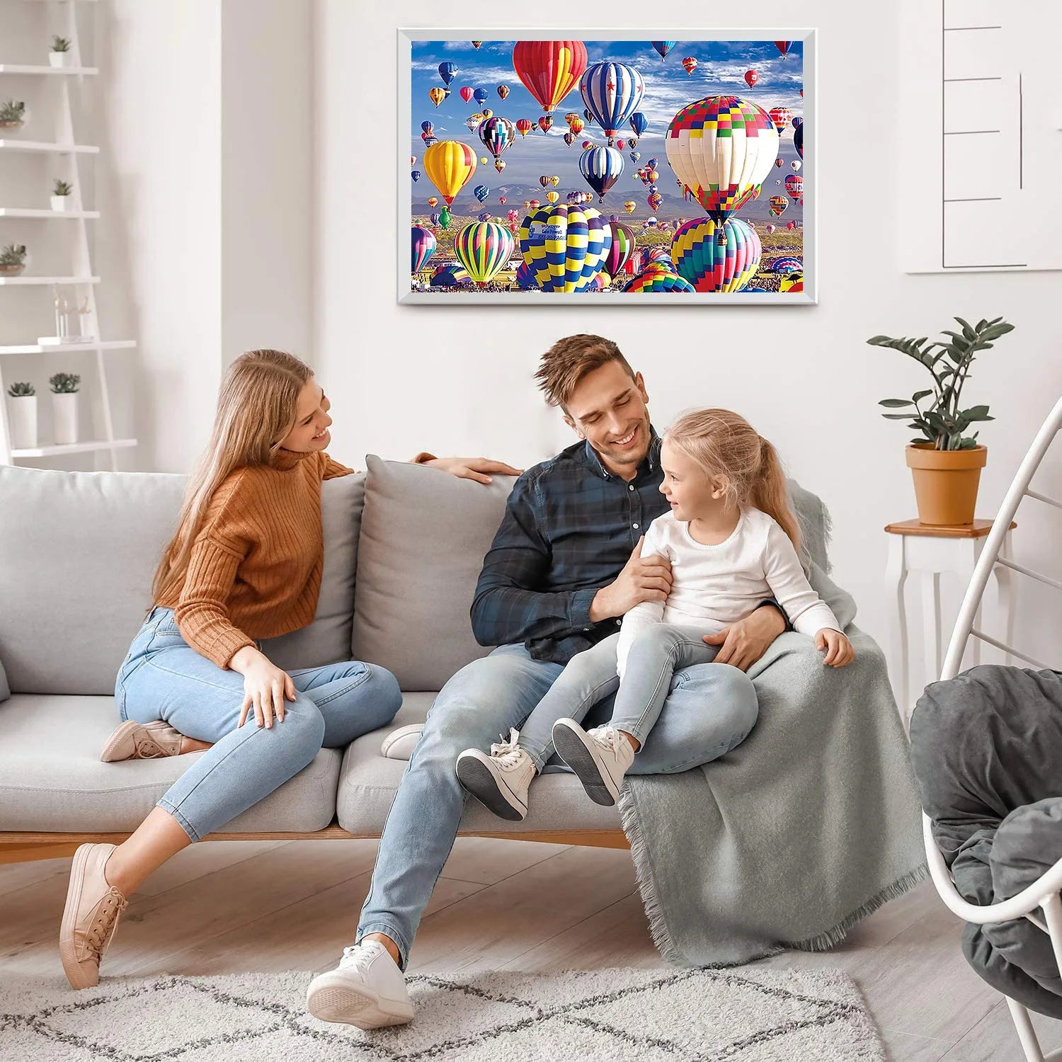 Rompecabezas Globo Aerostático 1000 Piezas – Puzzle Educativo para Adultos y Niños, Decoración y Diversión Familiar