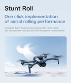 Drone GT8 8K Profissional com Dupla Câmera HD, Controle com Tela, Wi‑Fi 5G, Motor Brushless e Desvio de Obstáculos