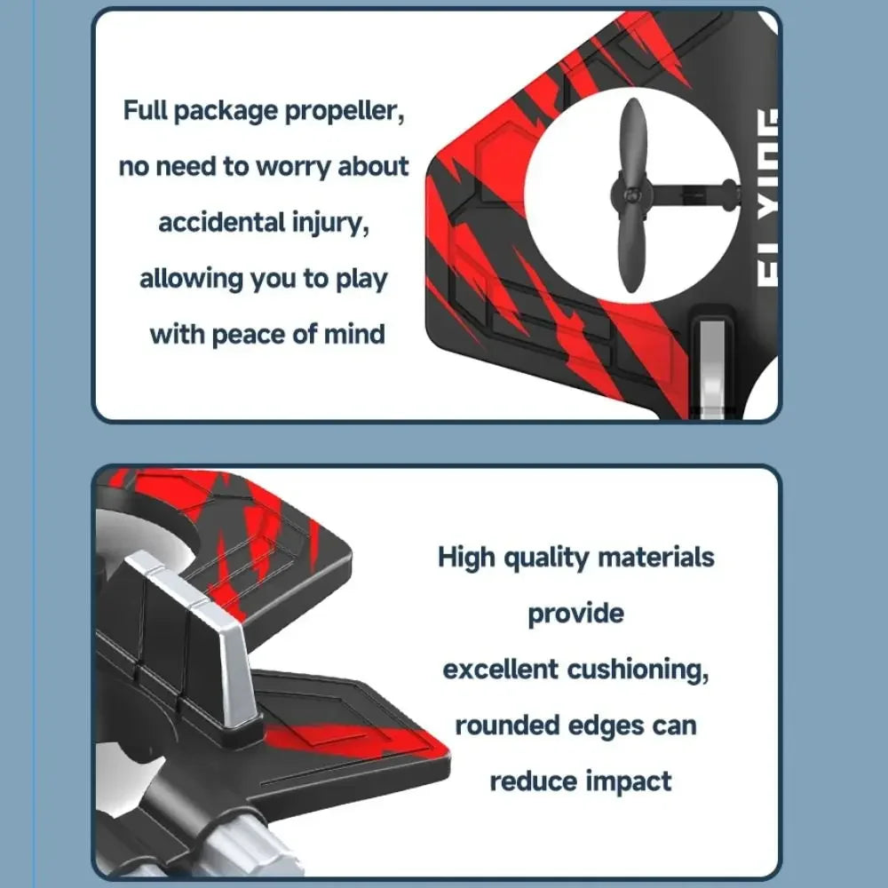 Avião RC de Combate em Espuma EPP 2.4GHz com Luzes LED – Controle Remoto para Crianças e Iniciantes