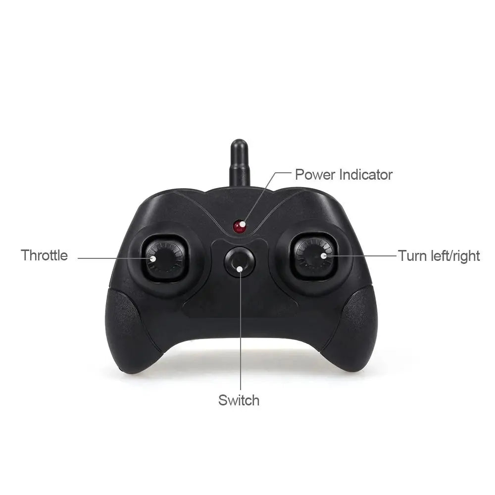 Avião de Controle Remoto em Espuma EPP 2.4GHz 2 Canais – Aeromodelo Asa Fixa Branco e Vermelho para Iniciantes