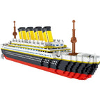 Navio Titanic em Blocos de Montar 4000+ Peças – Modelo de Cruzeiro MOC Compatível com LEGO para Adultos e Jovens