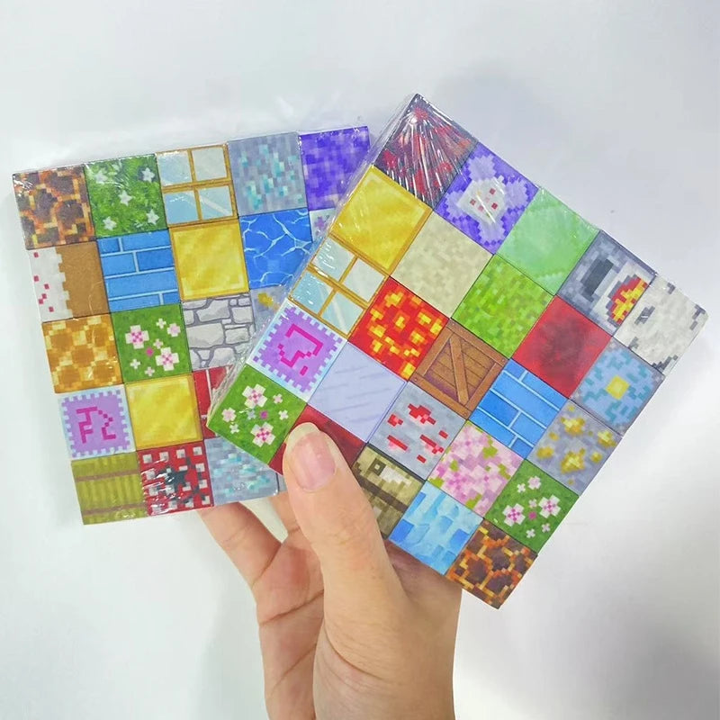 Blocos Magnéticos de Construção 500 Peças DIY – Mini Mundo Magnético Educativo para Crianças e Adultos