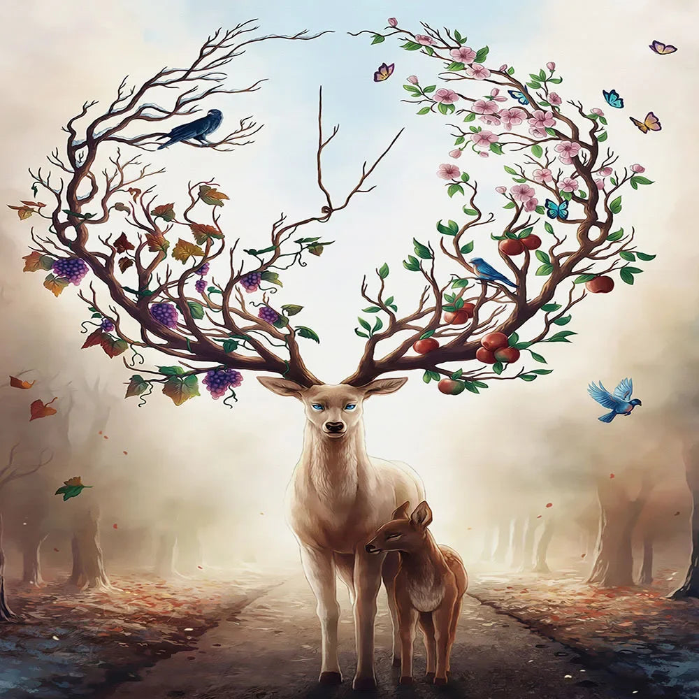 Quebra-Cabeça Adulto 1000 Peças Paisagem Animada | Puzzle Decorativo em Papel para Exercitar o Cérebro