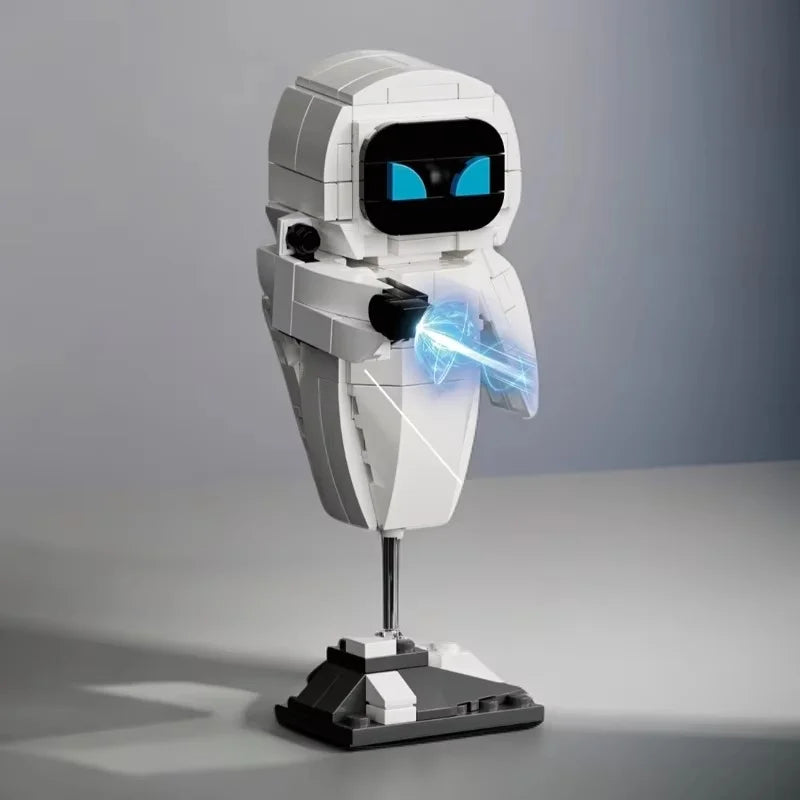 Wall‑E & Eve Kit de Montagem em Blocos – Robôs Colecionáveis DIY Educativos Disney