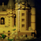 Castelo Mágico Hogwarts MOC 2025 – Blocos de Montar Micro Arquitetura Criativa | Modelo Cenário Decorativo