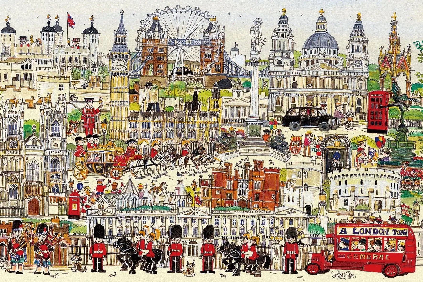 Quebra-Cabeça Adulto 1000 Peças Paisagem Animada | Puzzle Decorativo em Papel para Exercitar o Cérebro