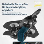 Avião RC de Combate em Espuma EPP 2.4GHz com Luzes LED – Controle Remoto para Crianças e Iniciantes