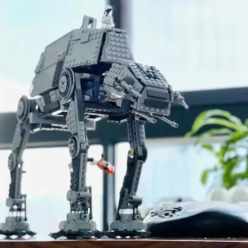Blocos de Montagem AT-AT Hoth Battle 1267 Peças – Walker Motorizado com Snowtroopers | Star War Presente Colecionável +14