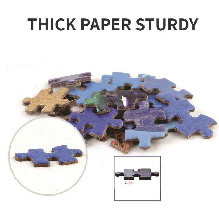 Quebra-Cabeça de 1000 Peças em Papel – Obras de Arte Famosas | Puzzle Educativo para Adultos e Crianças