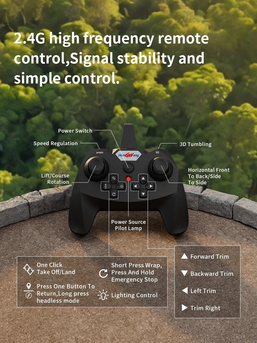 Avião RC Pterossauro em Espuma EPP | Acrobacias 360° e LED