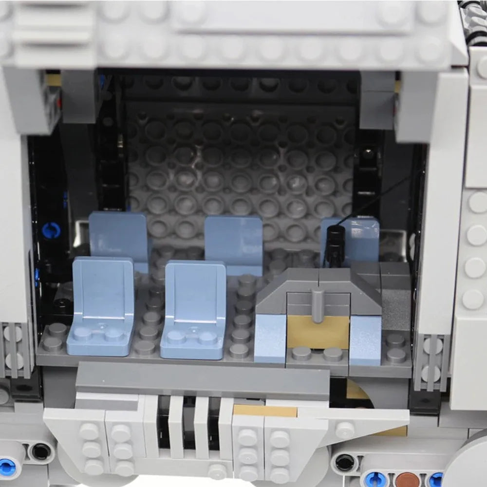 Blocos de Montagem AT-AT Hoth Battle 1267 Peças – Walker Motorizado com Snowtroopers | Star War Presente Colecionável +14