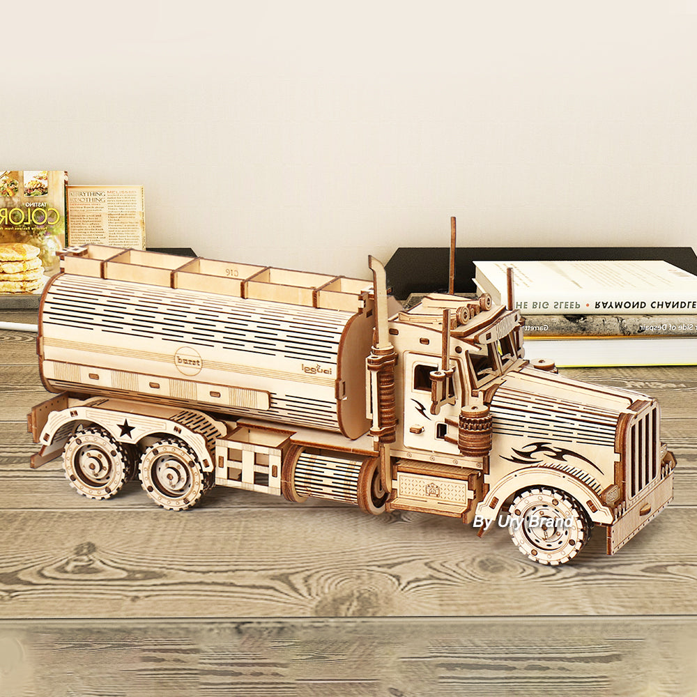 Rompecabezas 3D de Madera DIY Camión Alcancía – Modelo de Vehículo para Montaje, Regalo Creativo para Adultos y Jóvenes