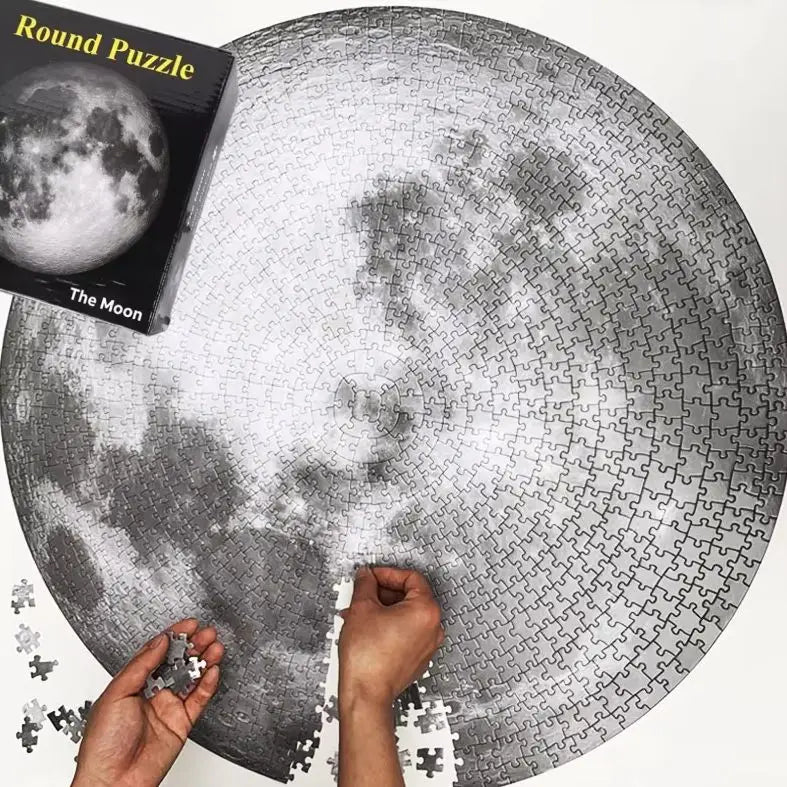 Puzzle Educativo Espacial de 1000 Piezas – Tierra, Luna y Planetas | Juego de Desafío para Adultos