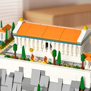 Mini Bloques Acrópolis de Atenas 1752 Piezas – Modelo Educativo de Construcción en Micro Bloques para Decoración y Regalo
