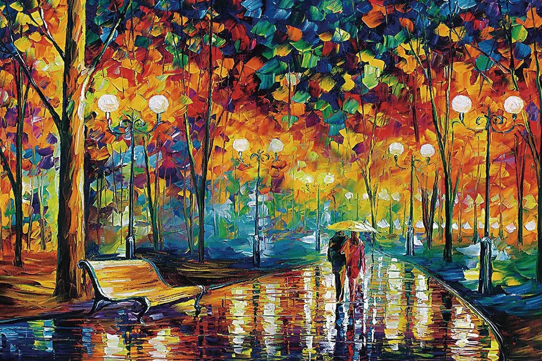 Quebra-Cabeça Adulto 1000 Peças Paisagem Animada | Puzzle Decorativo em Papel para Exercitar o Cérebro