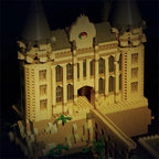 Castelo Mágico Hogwarts MOC 2025 – Blocos de Montar Micro Arquitetura Criativa | Modelo Cenário Decorativo