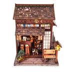 Pabellón de Té Sakura de Madera DIY – Miniatura Artesanal Decorativa para Coleccionistas y Regalos Creativos
