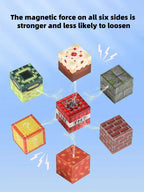 Blocos de Construção Magnéticos Montessori – Brinquedo Educativo STEM Sensorial para Crianças 3+ Anos