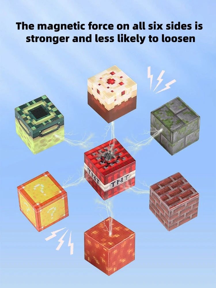 Blocos de Construção Magnéticos Montessori – Brinquedo Educativo STEM Sensorial para Crianças 3+ Anos