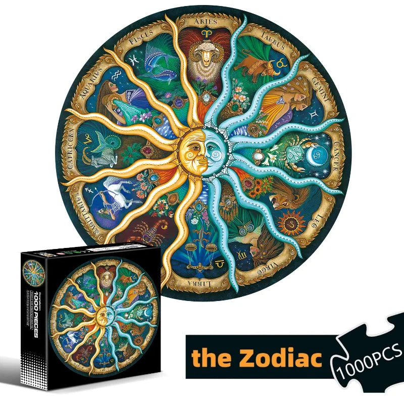 Puzzle Educativo Espacial 1000 Peças – Terra, Lua e Planetas | Jogo de Desafio para Adultos