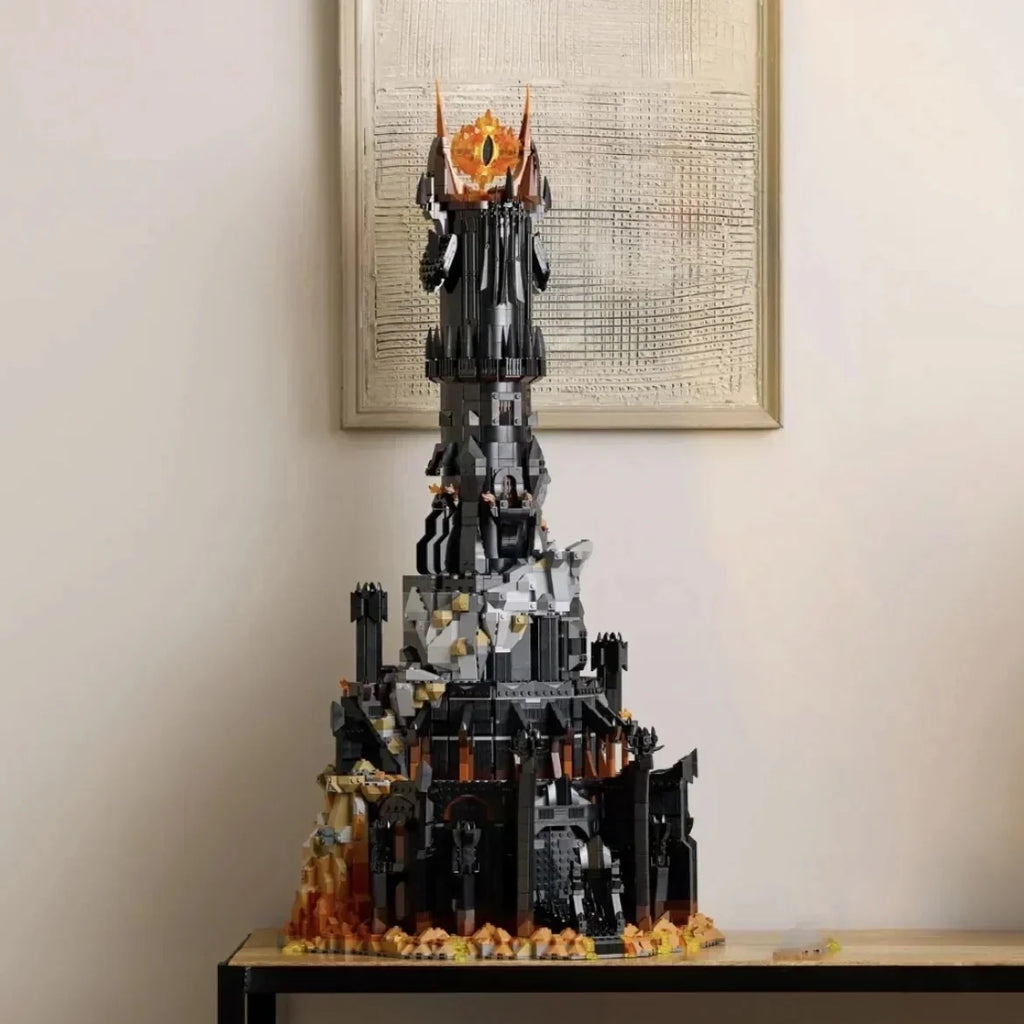 Kit de Blocos de Montar Torre Negra 5471 Peças – Modelo Dark MOC Criativo Compatível com LEGO para Adultos