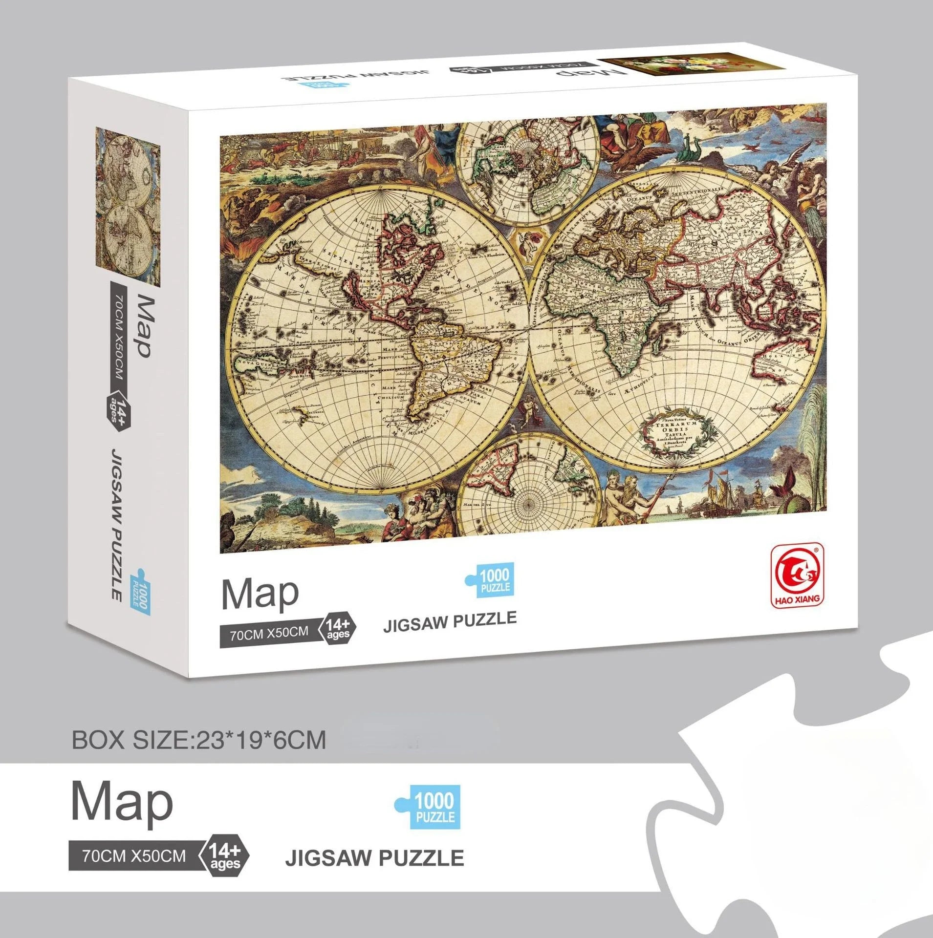 Quebra-Cabeça de 1000 Peças em Papel – Obras de Arte Famosas | Puzzle Educativo para Adultos e Crianças