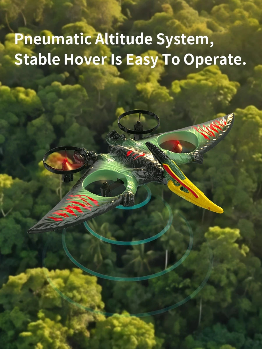 Avião RC Pterossauro em Espuma EPP | Acrobacias 360° e LED