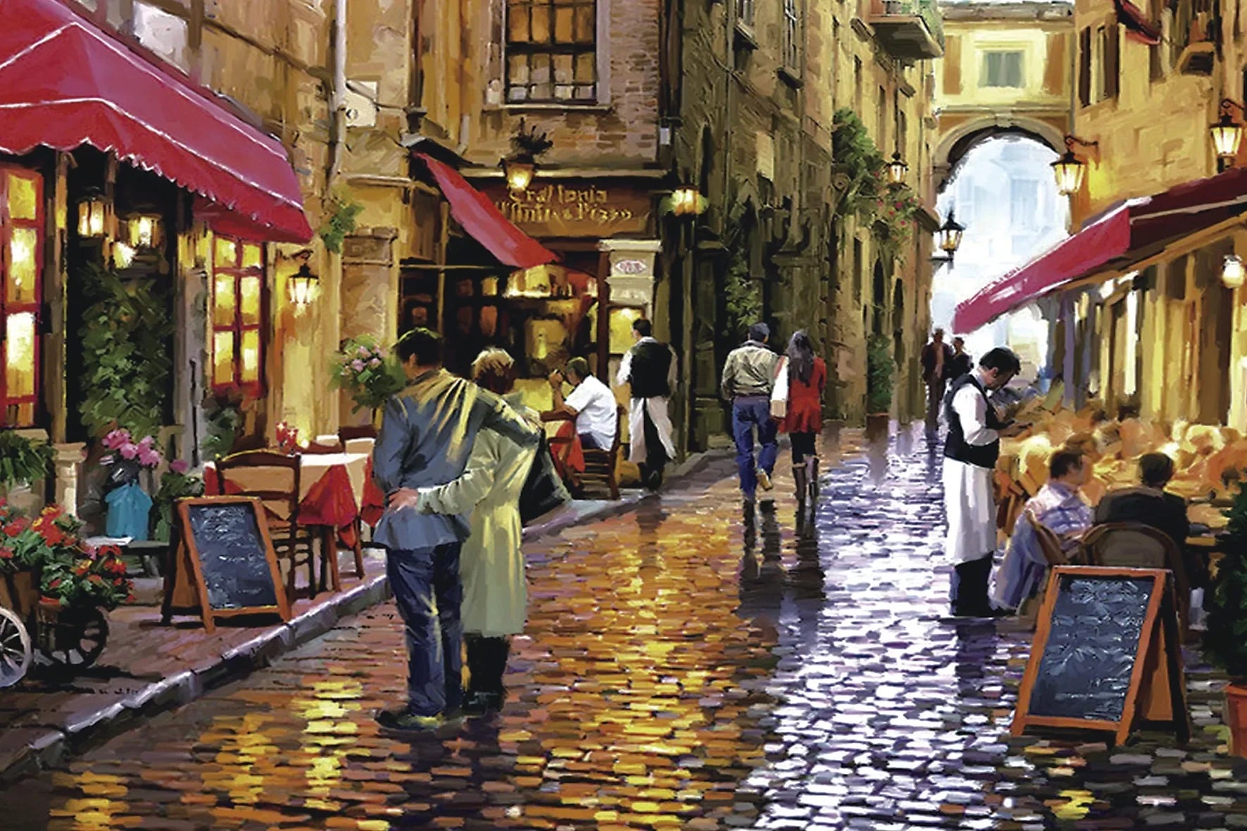 Quebra-Cabeça Adulto 1000 Peças Paisagem Animada | Puzzle Decorativo em Papel para Exercitar o Cérebro