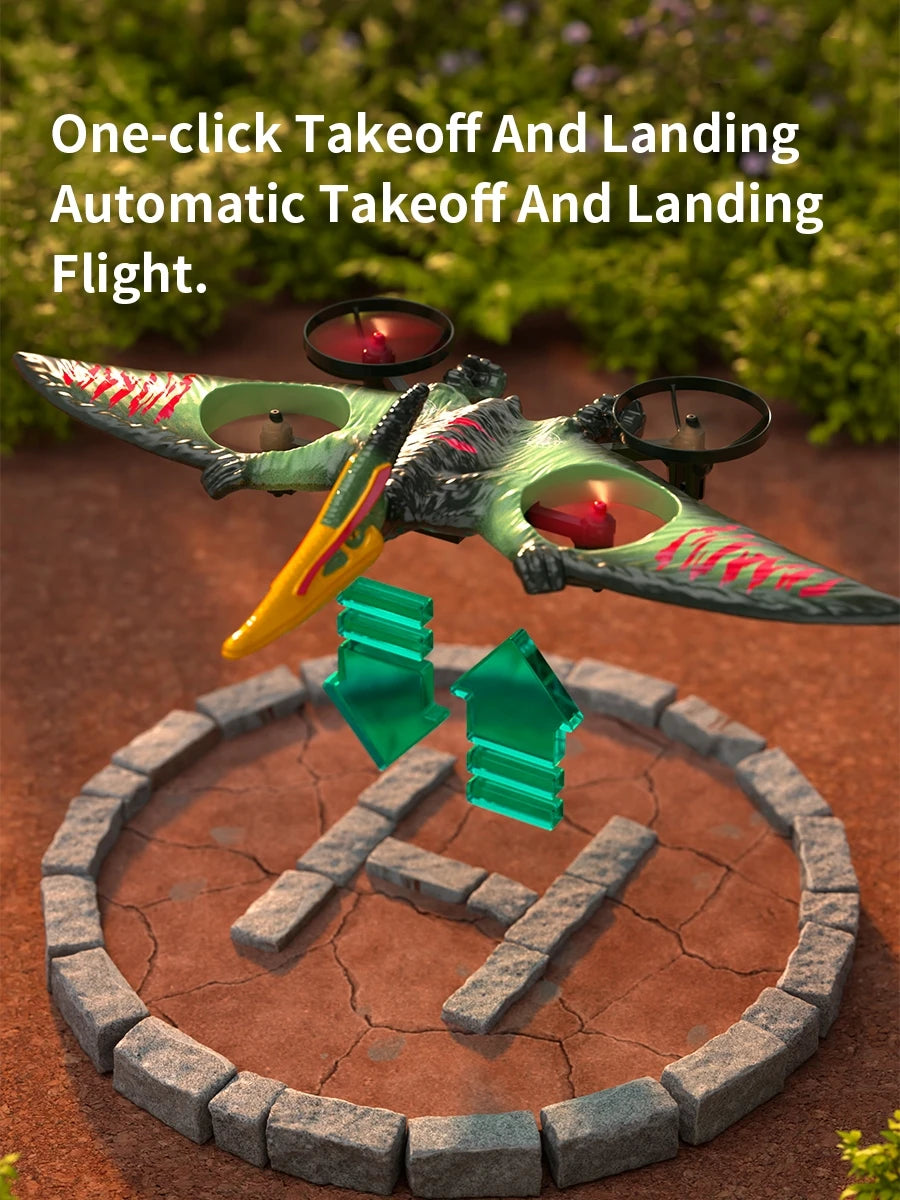 Avião RC Pterossauro em Espuma EPP | Acrobacias 360° e LED