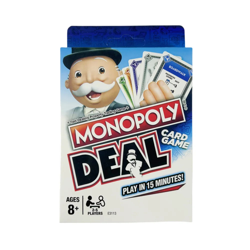 Jogo de Cartas Monopoly Deal – Jogo de Estratégia para Família e Amigos | Festas e Reuniões