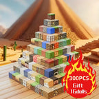 Blocos Magnéticos de Construção 500 Peças DIY – Mini Mundo Magnético Educativo para Crianças e Adultos