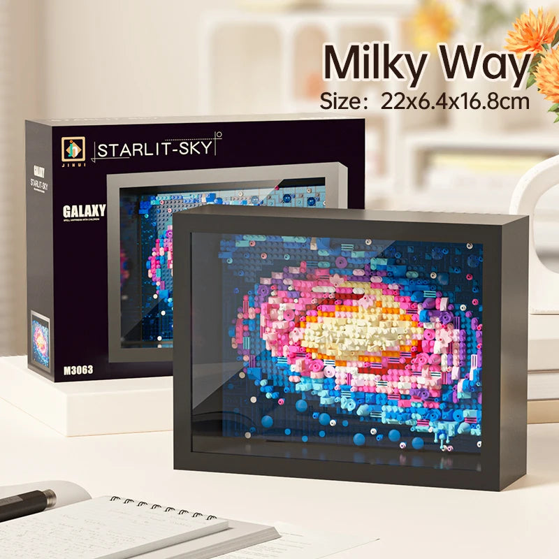 Obras de Arte Famosas em Blocos de Construção – Van Gogh, Noite Estrelada e Onda de Kanagawa