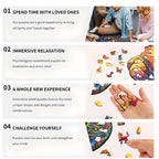 Rompecabezas de Madera Loro 3D Irregular – Puzzle Animal Educativo y Decorativo