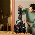 Kit de Blocos de Montar Torre Negra 5471 Peças – Modelo Dark MOC Criativo Compatível com LEGO para Adultos