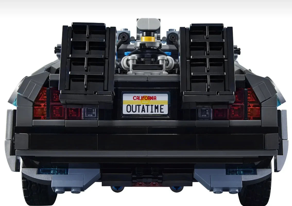 Blocos de Montar DeLorean DMC‑12 10300 – Carro do Filme De Volta para o Futuro – 1872 Peças – Kit de Construção Colecionável