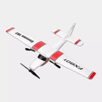 Avião de Controle Remoto em Espuma EPP 2.4GHz 2 Canais – Aeromodelo Asa Fixa Branco e Vermelho para Iniciantes