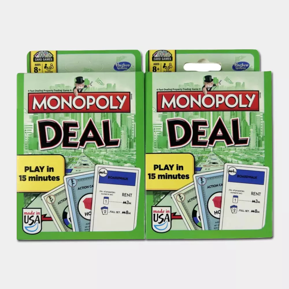 Jogo de Cartas Monopoly Deal – Jogo de Estratégia para Família e Amigos | Festas e Reuniões
