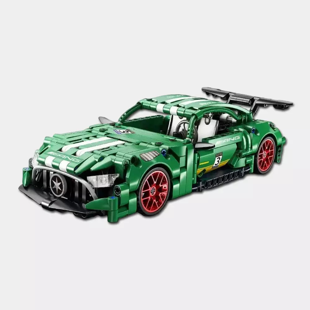 Blocos de Montar Carro de Corrida City Speed 451 Peças – Veículo Esportivo de Luxo com Tijolos Compatíveis, Brinquedo Educativo Infantil