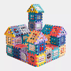 Bloques de Construcción Casa a Gran Escala con Diseño de Ventanas – Juguete Educativo para Niños y Niñas