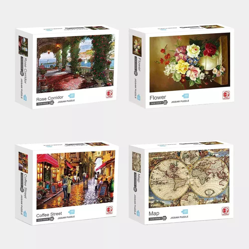 Quebra-Cabeça de 1000 Peças em Papel – Obras de Arte Famosas | Puzzle Educativo para Adultos e Crianças