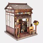 Pabellón de Té Sakura de Madera DIY – Miniatura Artesanal Decorativa para Coleccionistas y Regalos Creativos
