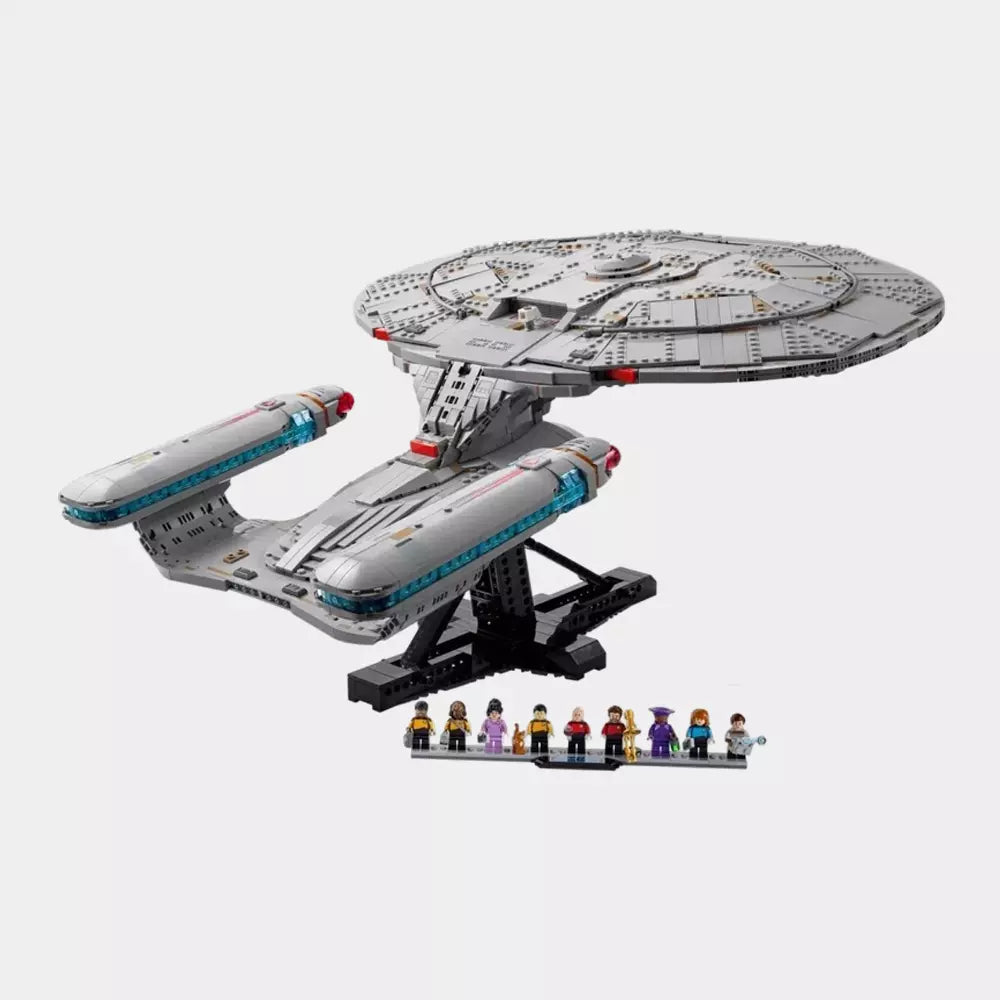 Blocos de Montar Nave Espacial Star Trek – Kit de Construção Criativo para Adultos e Fãs de Ficção Científica