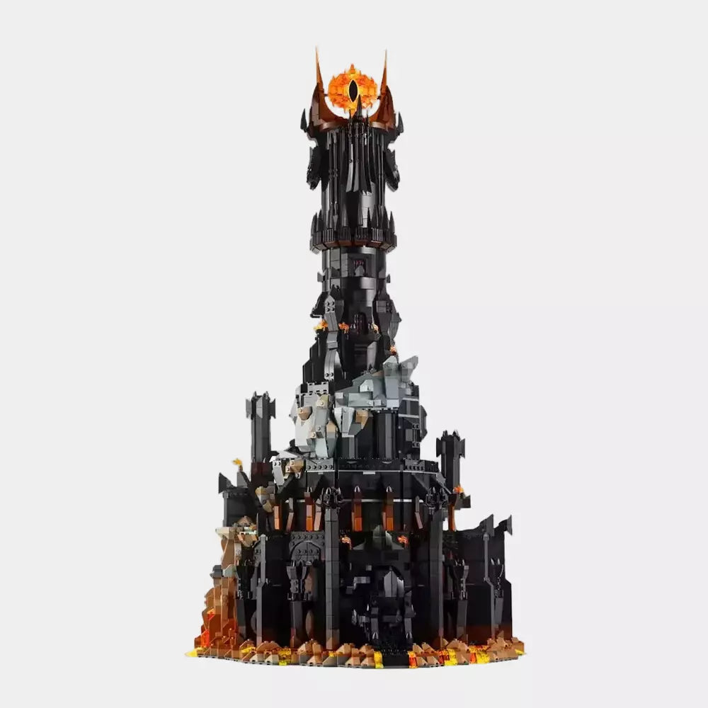 Kit de Blocos de Montar Torre Negra 5471 Peças – Modelo Dark MOC Criativo Compatível com LEGO para Adultos